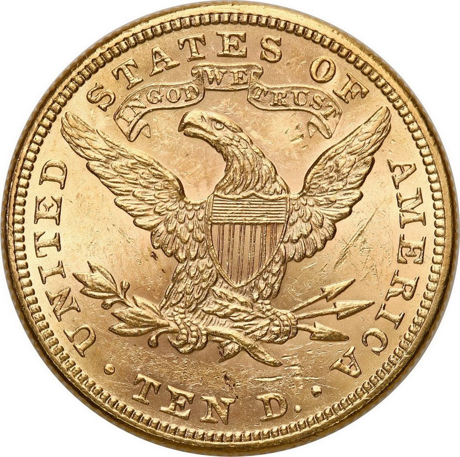 USA. Złote 10 dolarów Liberty 1897 Filadelfia